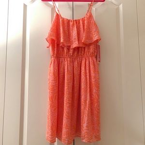 Pink and Orange Beach dress